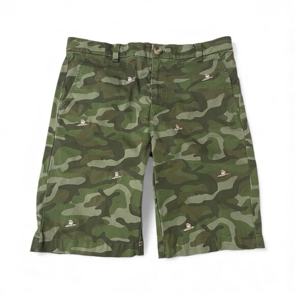 Vineyard Vines Other - Vineyard Vines Camo Breaker Shorts Boys Size 18 Embroidered Dog Surfboard Preppy